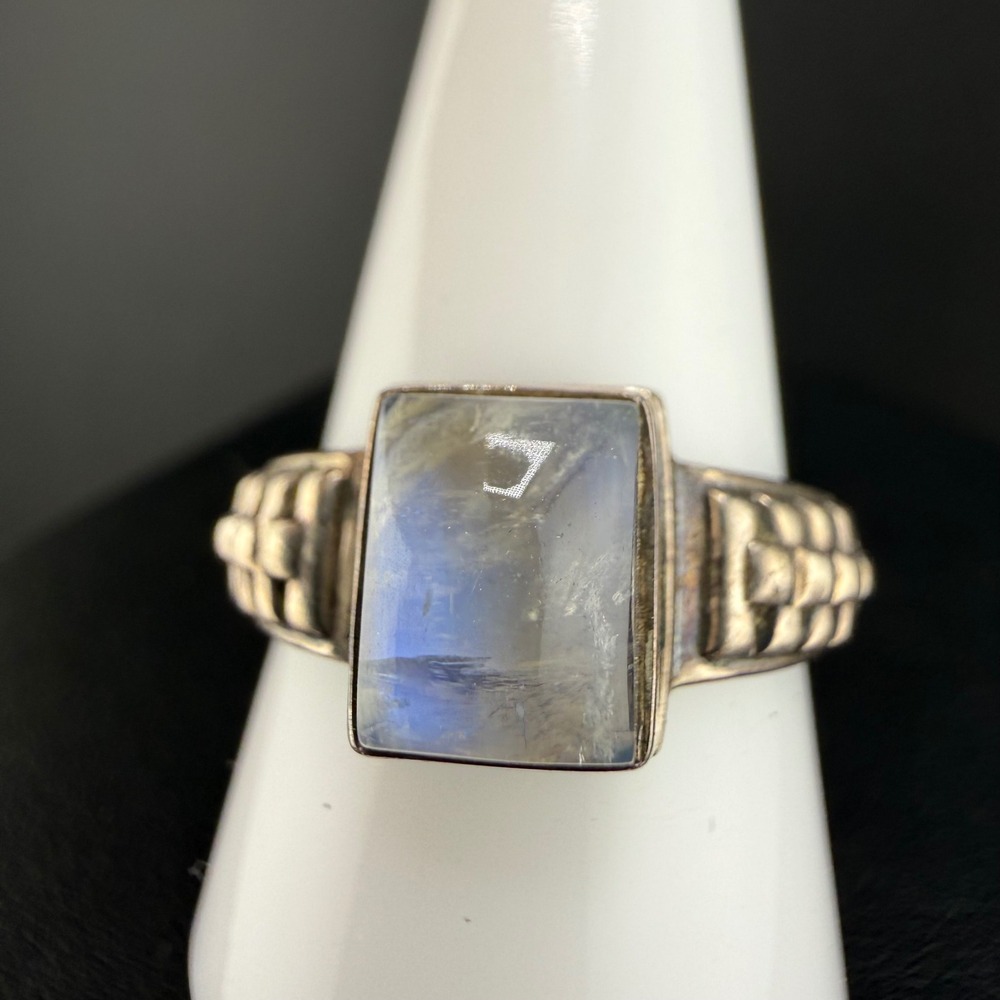 Nicky Butler Sterling Silver Ring Blue Moonstone Size 11